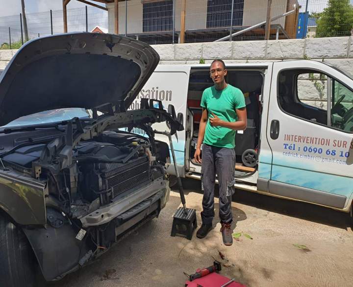 Service mobile de climatisation auto Guadeloupe